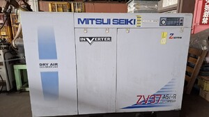 三井精機製 スクリューコンプレッサー（ZV37AS3i-R／2003年式）の画像