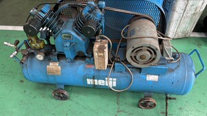 明治製 レシプロコンプレッサー（G-22K／1993年式）の画像