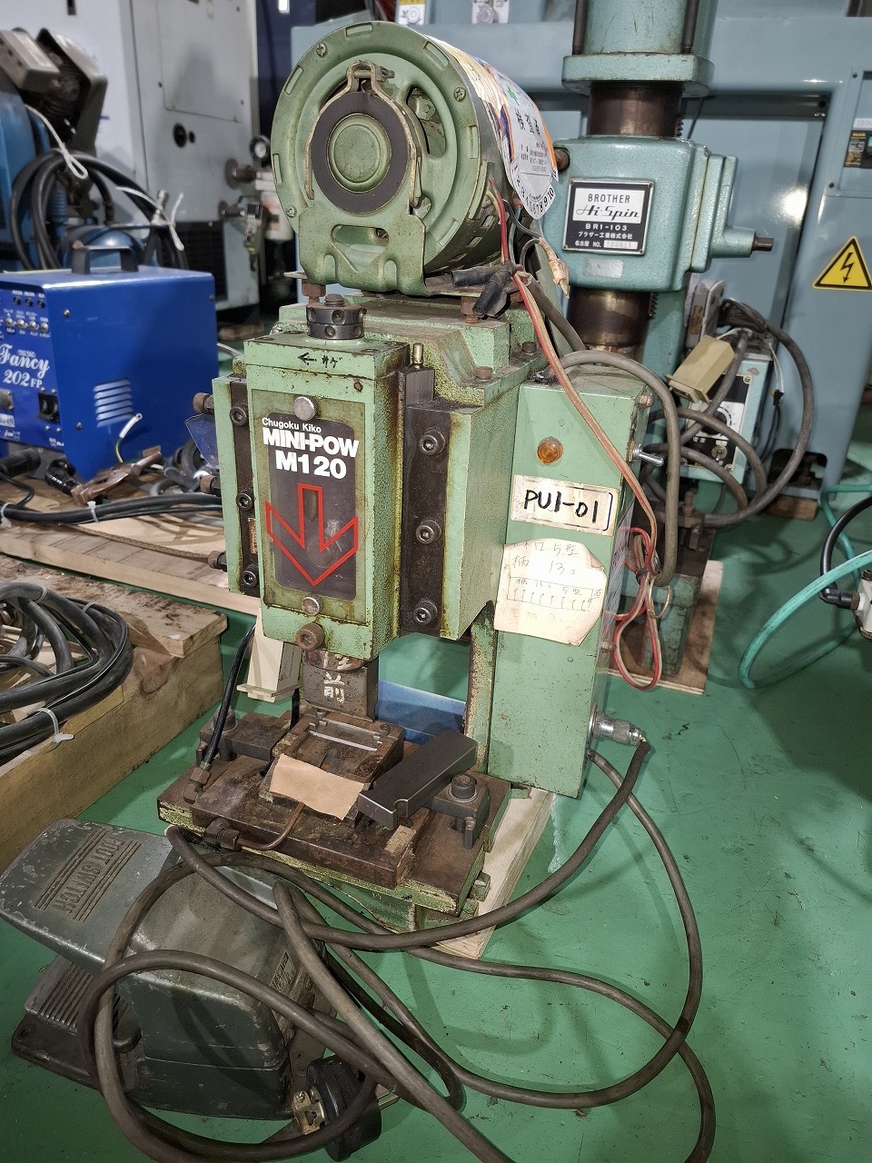 中国機工製 小型プレス（M120）の画像