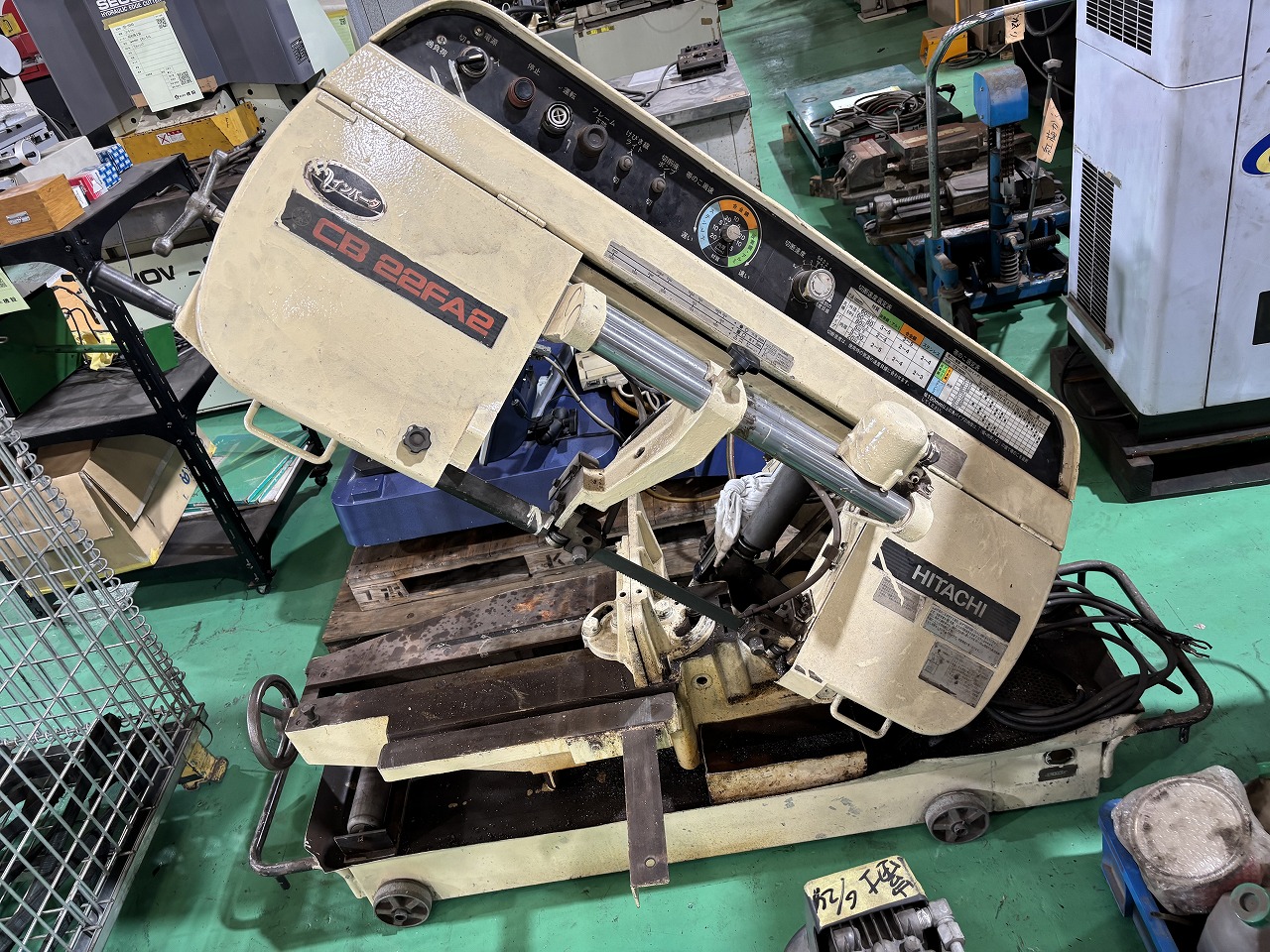 日立製 ロータリーバンドソー(CB22FA2)の画像